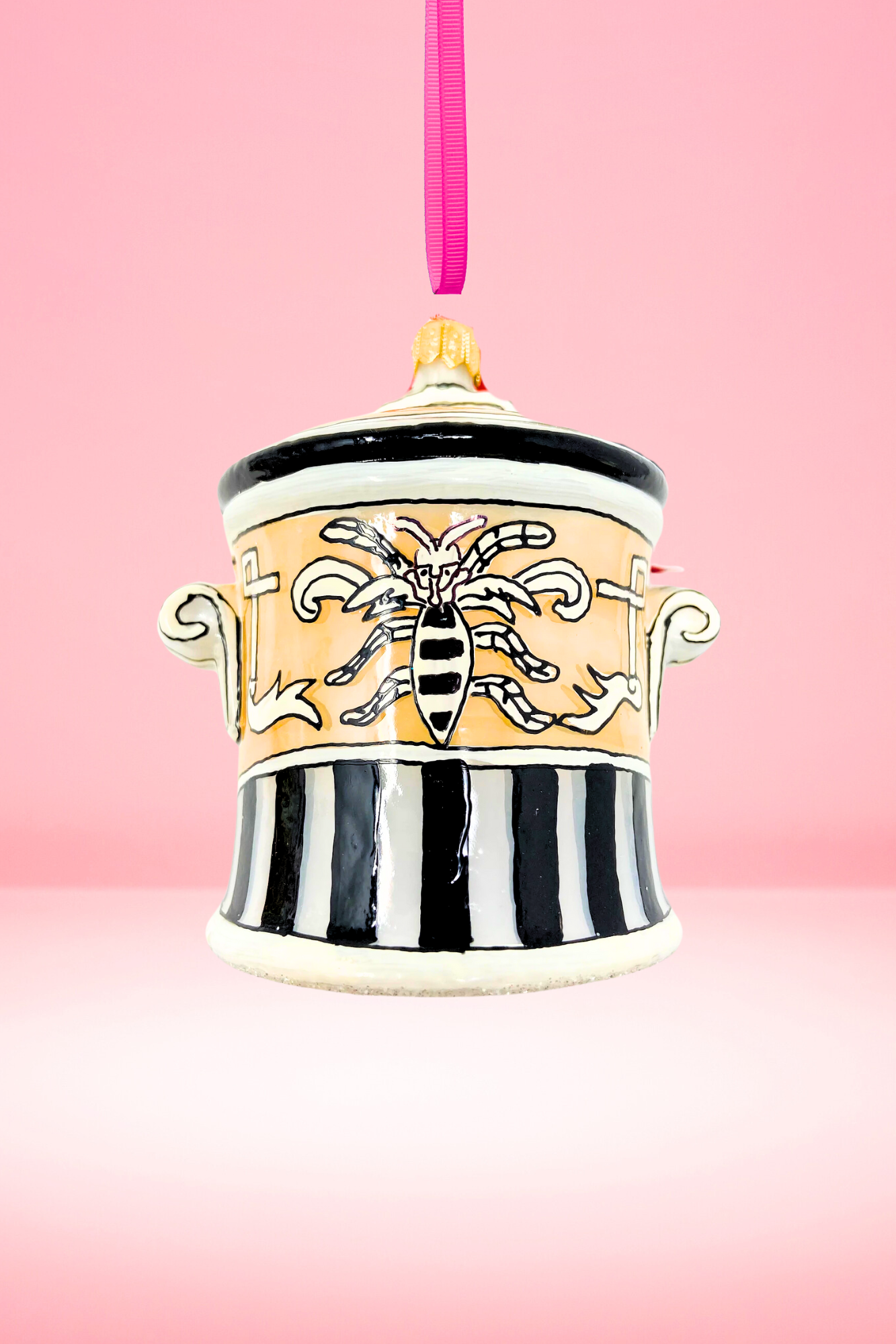 Milano Cookie Jar Polish Glass Ornament - Southlake Paws