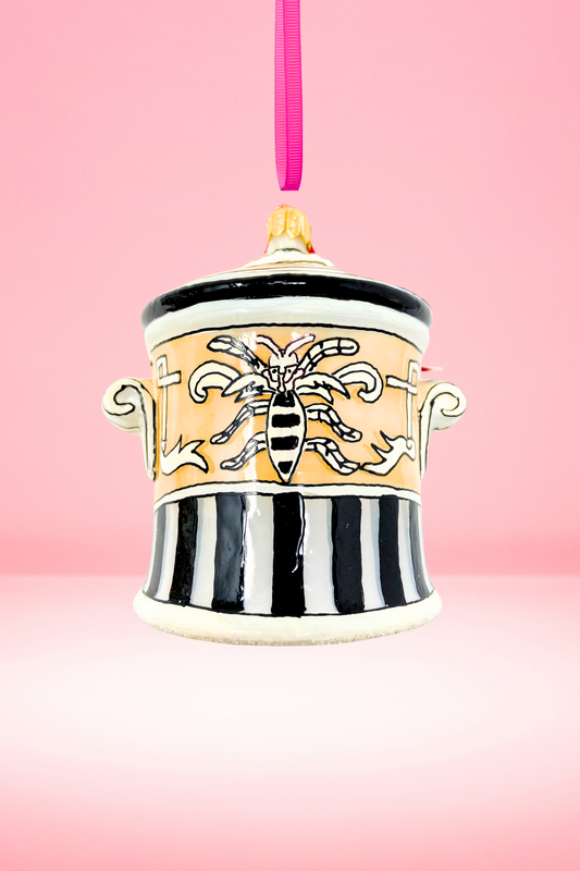 Milano Cookie Jar Polish Glass Ornament - Southlake Paws