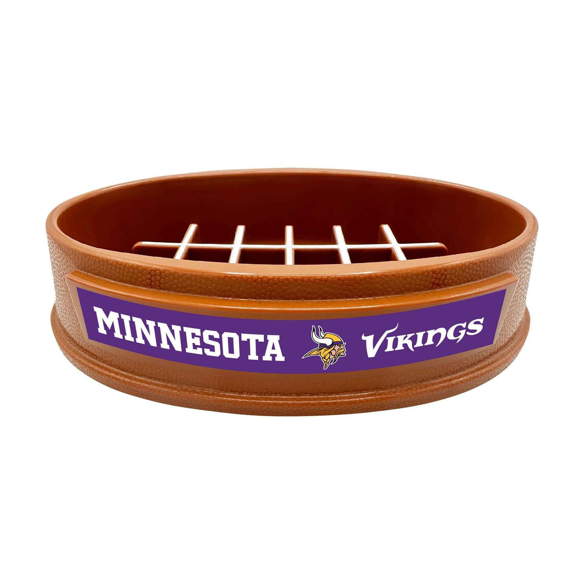 Minnesota Vikings Football Slow Feeder Bowl