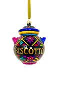 Load image into Gallery viewer, Mosaic Biscotto Jar Glass Christmas Ornament
