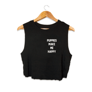 Motto Crop Top | Present for Dog Lovers