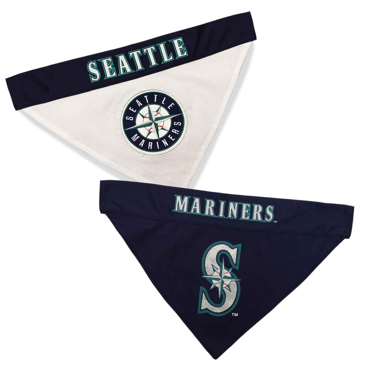 Seattle Mariners Reversible Dog Bandana