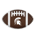 Load image into Gallery viewer, Michigan State Hard Nylon Football Chew Toy
