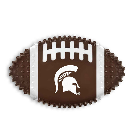 Michigan State Hard Nylon Football Chew Toy