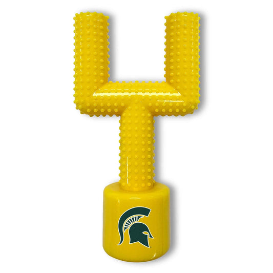 Michigan State Hard Nylon Goal Post Chew Toy