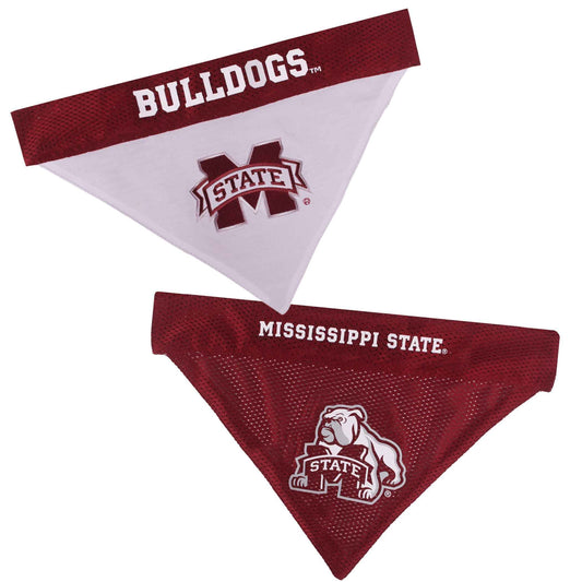 Mississippi State Reversible Dog Bandana