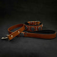 Load image into Gallery viewer, The "Maximus" collar 2.5 inch wide black & silver

