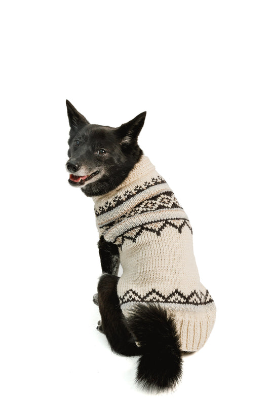 Alpaca Cream Wyatt Dog Sweater