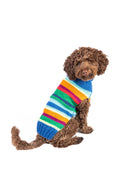 Load image into Gallery viewer, Alpaca Royal Stripe Dog sweater

