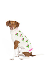 Rose Bud Dog Sweater