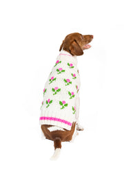 Rose Bud Dog Sweater