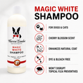 Load image into Gallery viewer, Magic White Brightening Dog Shampoo - Cherry Scented - 17oz

