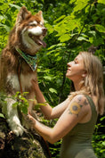 Load image into Gallery viewer, Magical Fern Forest Dog Bandana & Matching Keychain - Southlake Paws
