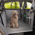 Load image into Gallery viewer, Large Seat Guard Waterproof Back Seat Extended Cover With Mesh Window Storage Pockets - Southlake Paws
