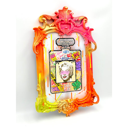 Marilyn Monroe Mixed Media Art - Pop Art Street Edition - marilyn monroe pop art wall art, luxury wall art, product image 2