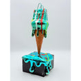Load image into Gallery viewer, Melty Bag Sculpture - Blue Chrome Edition - blue chrome melty bag sculpture, luxury sculpture, product image 2

