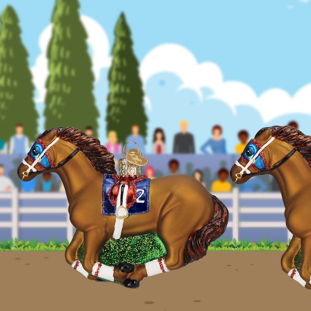 Racehorse Ornament - Southlake Paws