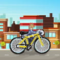Load image into Gallery viewer, Road Bike Ornament - Southlake Paws
