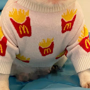 McD French Fry Dog Sweater