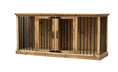 Load image into Gallery viewer, Traditional Medium Dog Rustic Wood Kennel
