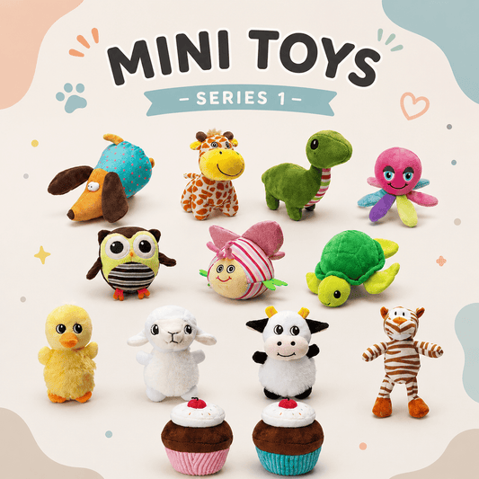 6" Mini Animal Dog Toy Collection