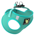 Load image into Gallery viewer, EcoBark Step In Dog Harness - XXXS to Small Breeds- Reflective Soft Mesh Harness for Teacup, Small Dogs and Puppies / Mint Turquoise
