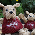 Load image into Gallery viewer, NCAA Mississippi State University, Bully the Bulldog Knottie® Plush Dog Toy - image 8
