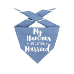 Getting Married Denim Dog Bandana