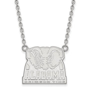 Sterling Silver U of Alabama Large Pendant Necklace