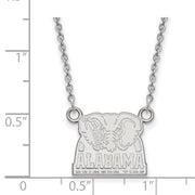 Sterling Silver U of Alabama Sm Crimson Tide Necklace