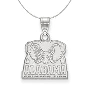 Sterling Silver U of Alabama Small Pendant Necklace