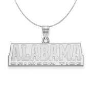 Sterling Silver U. of Alabama Small Pendant Necklace