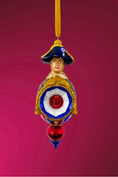 Load image into Gallery viewer, Napoleon Bonaparte Reflector Glass Ornament - Southlake Paws

