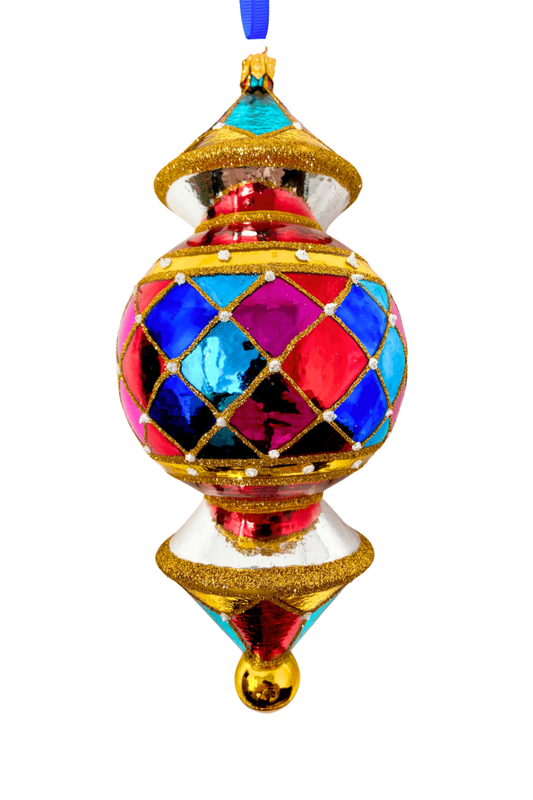 Nashville Reflector Glass Ornament - Southlake Paws