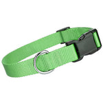 Parisian Pet 'Nylon Collar' for Dogs & Cats – Adjustable Green Pet Collar, Durable Nylon Design