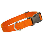 Parisian Pet 'Nylon Collar' for Dogs & Cats – Durable Adjustable Orange Pet Collar, Comfortable Design for Small Dogs
