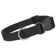 Parisian Pet 'Nylon Collar' for Dogs & Cats – Comfortable Adjustable Black Collar, Durable Nylon for Pets