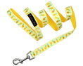 Load image into Gallery viewer, Parisian Pet 'Pineapples' Collar for Dogs & Cats – Comfortable Adjustable Dog Collar with Pineapple Design in Yellow
