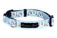Load image into Gallery viewer, Parisian Pet 'Sail Boats' Collar for Dogs & Cats – Adjustable Nautical Light Blue Sailboat Dog Collar with Adjustable Fit
