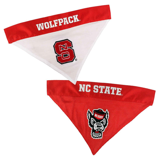 NC State Reversible Dog Bandana