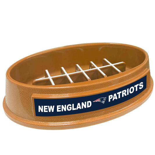 New England Patriots Football Slow Feeder Bowl