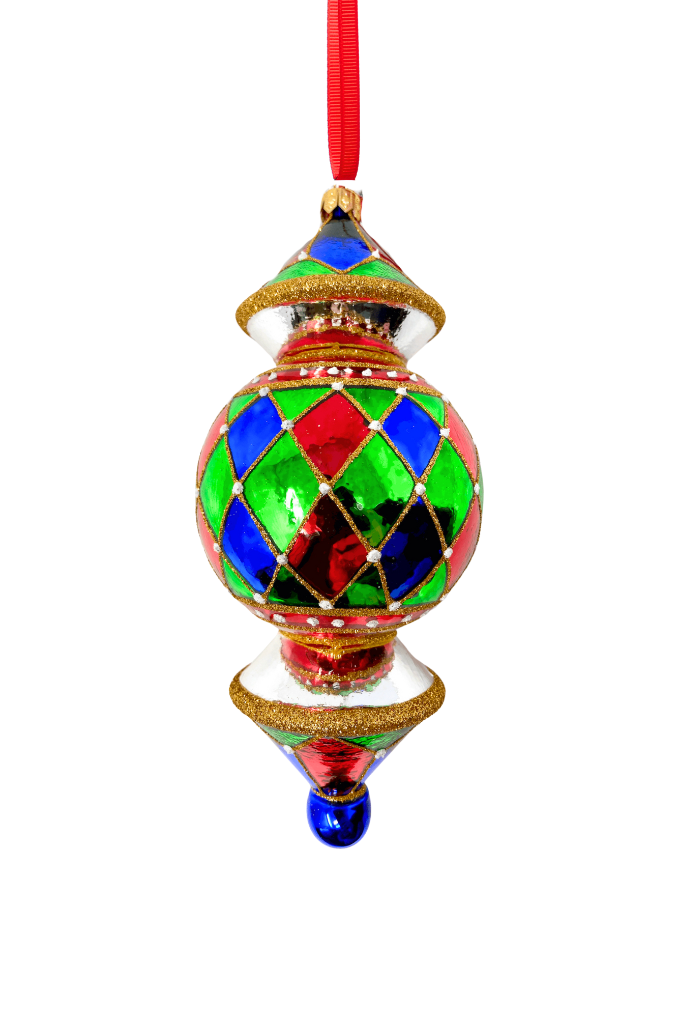 New Orleans Reflector Glass Ornament - Southlake Paws