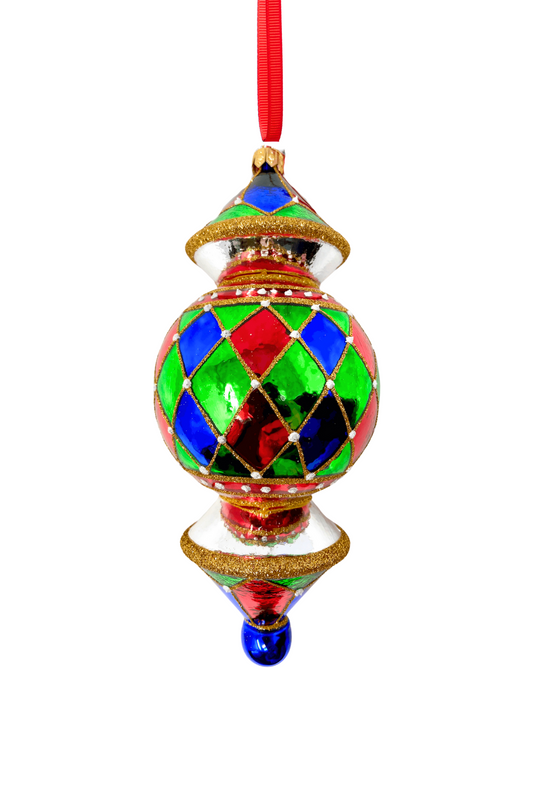 New Orleans Reflector Glass Ornament - Southlake Paws