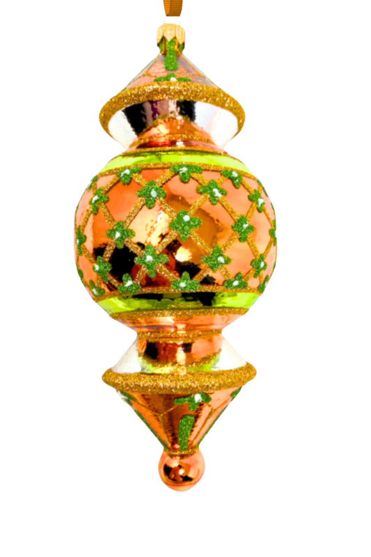 New York Reflector Glass Ornament - Southlake Paws
