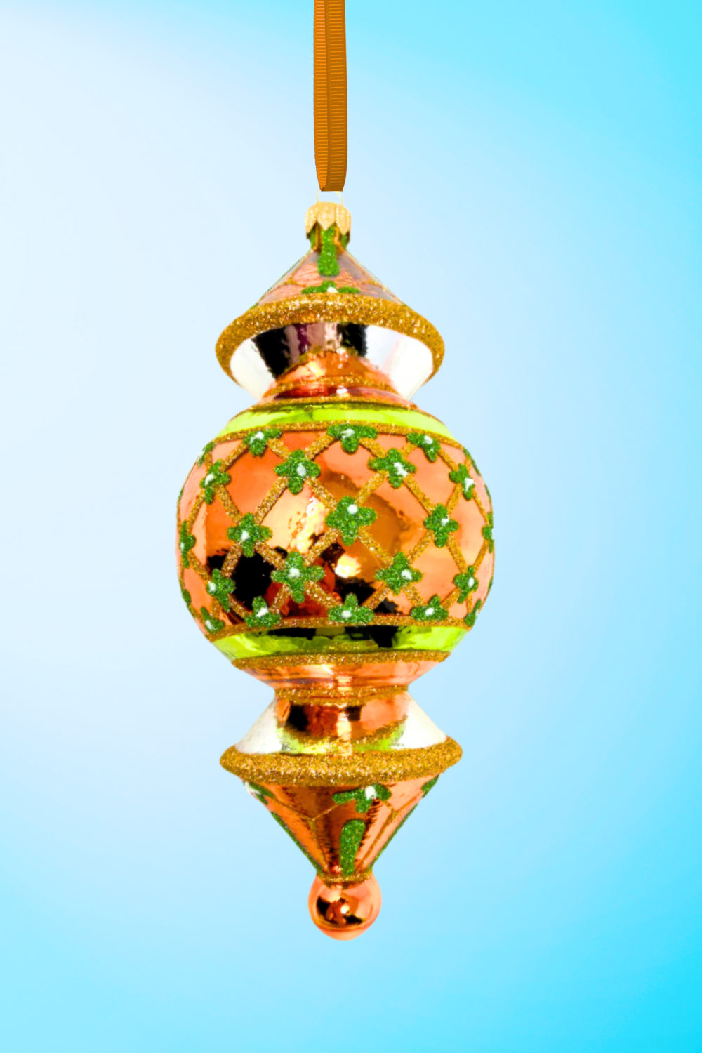 New York Reflector Glass Ornament - Southlake Paws