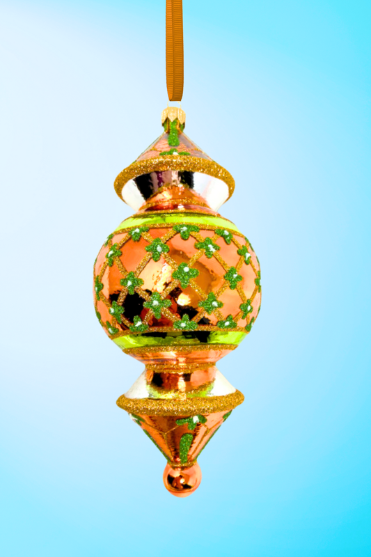 New York Reflector Glass Ornament - Southlake Paws
