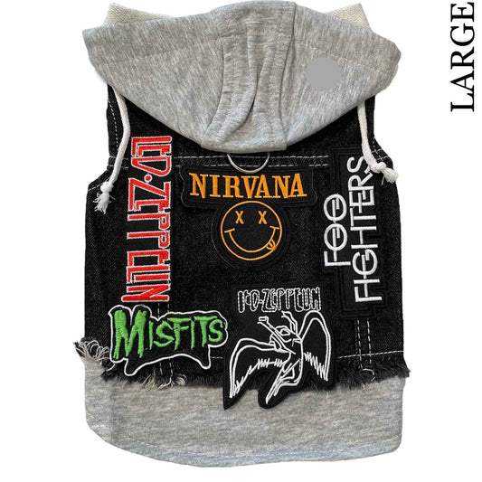 Black Rocker Hoodie - NIRVANA