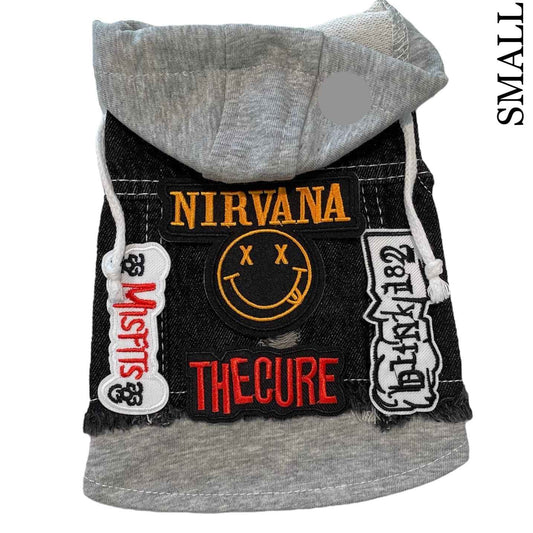 Black Rocker Hoodie - NIRVANA