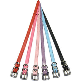 Parisian Pet 'Matte 36 Pack' Customizable Collars – Durable, Adjustable & Stylish, Various Colors