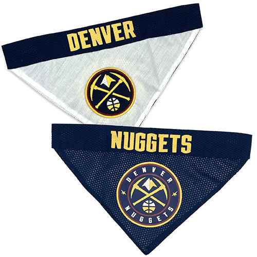 Denver Nuggets Reversible Dog Bandana